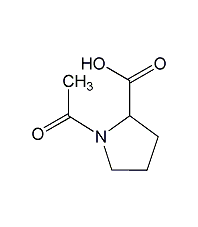 n-乙酰－l-脯氨酸結(jié)構(gòu)式